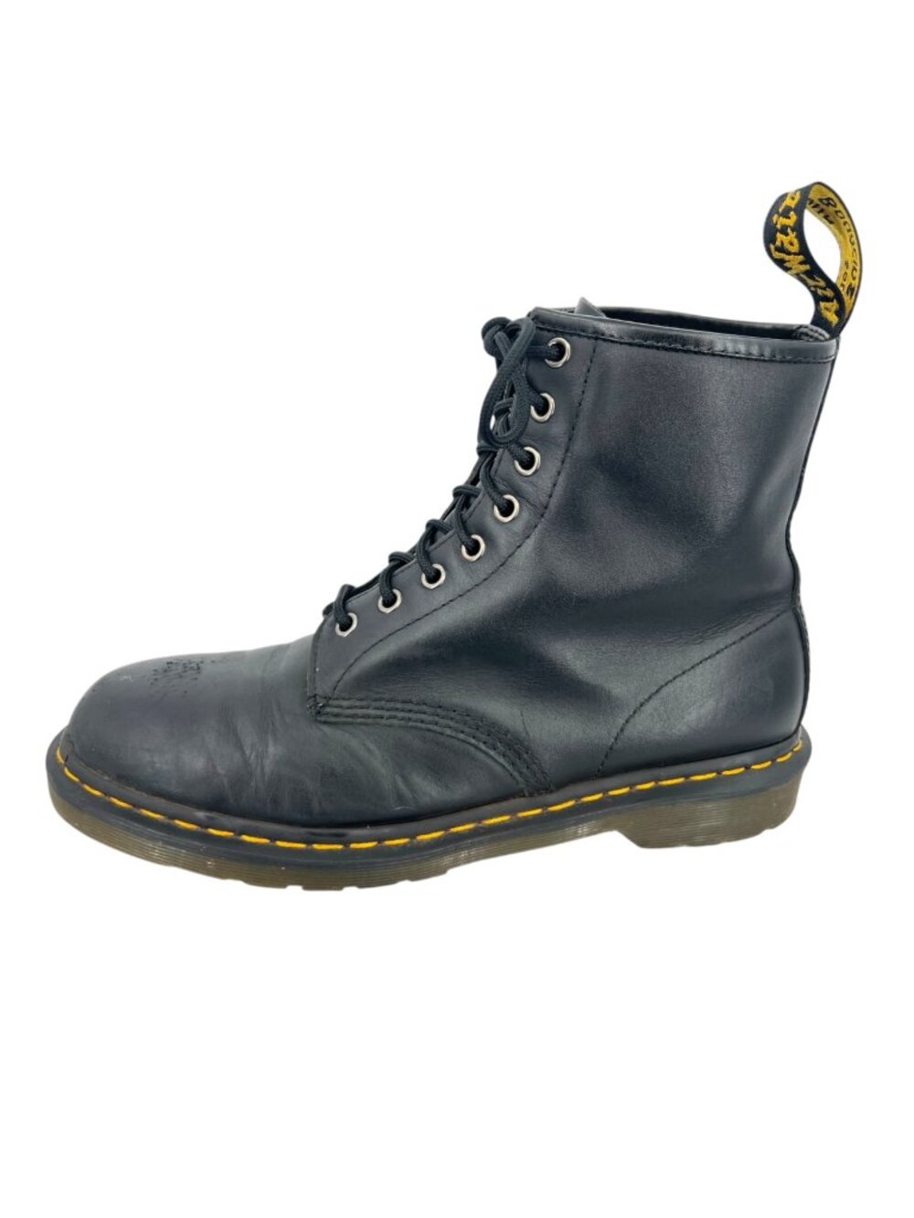 Dr. Martens Black Leather 1460 Mens Boots 8 Eyelet Size 10 US Punk Grunge